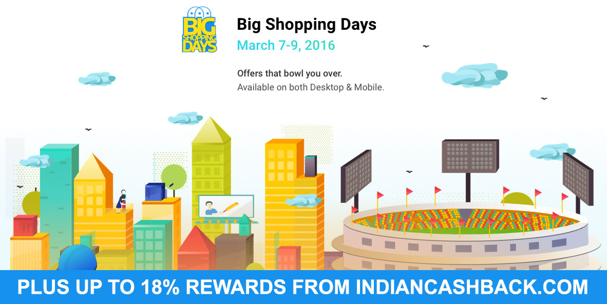 flipkart-big-shopping-days-get-extra-rewards-from-indiancashback