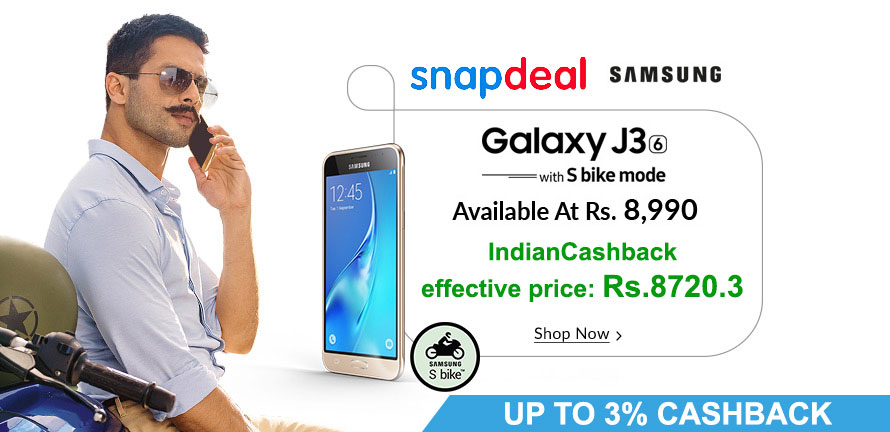 Samsung Galaxy J3 lowest-price-cashback-and-discount-offers