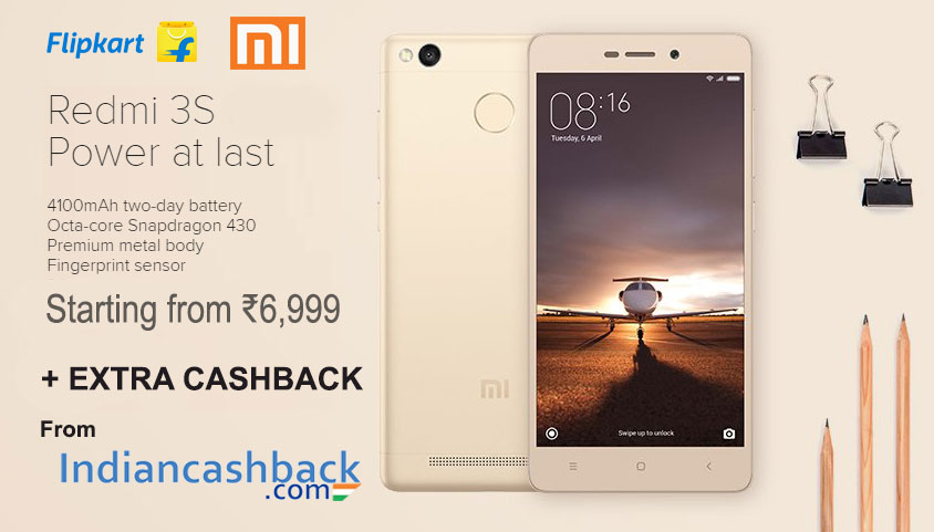 redmi 3s cashback discounts coupons price specs offers